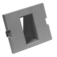 Hubbell IM1IA15GY 1-Port INFINI Module Plate, 1.5 Unit, Gray