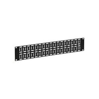 Flat Cable Lacing Panel, 2U, 10-Pack