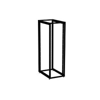 4 Post Knockdown Open Frame Rack, 41U, Black