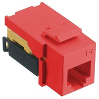 Hubbell NSJUR netSELECT USOC Keystone Jack, Red