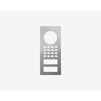 DoorBird D1101V Surface-Mount Front Panel, White Aluminuim (RAL9006)
