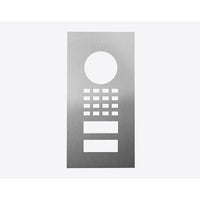 DoorBird D1101V Flush-Mount Front Panel, White Aluminuim (RAL9006)