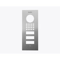 DoorBird D1102V Flush-Mount Front Panel, Polish Chrome (POLISH.CHROME)