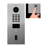 DoorBird 429654826 D2101FV Fingerprint 50 IP Video Intercom Station, Surface Mount, Brushed Bronze