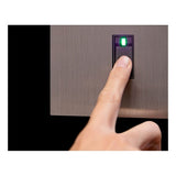 DoorBird 429654826 D2101FV Fingerprint 50 IP Video Intercom Station, Surface Mount, Brushed Bronze