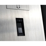 DoorBird 429654796 D2101FV Fingerprint 50 IP Video Intercom Station, Surface Mount, Brushed Stainless Steel