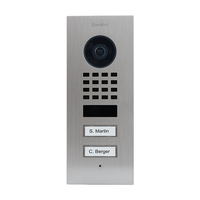 DoorBird D1102V Flush-Mount IP Video Intercom, Anthracite Grey (RAL 7016)