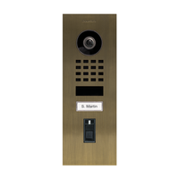 DoorBird D1101FV Fingerprint 50 Flush-Mount IP Video Intercom, Sun Yellow (RAL1037)