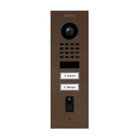 DoorBird D1102FV Fingerprint 50 Flush-Mount IP Video Intercom, White Aluminuim (RAL 9006)