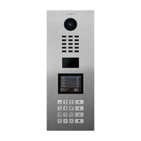 DoorBird 429649594 D21DKV IP Video Intercom Station, Flush Mount, Brushed Stainless Steel