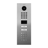 DoorBird 429653072 D2102KV IP Video Intercom Station, Flush Mount, Brushed Stainless Steel