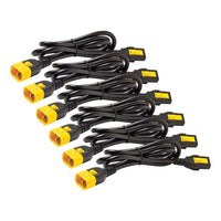 APC AP8706S-NAX457 APC AP8706S-NAX457 Power Cord Kit, Locking, C15 to C14, 6-Pack, 1.8m