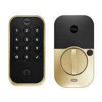 Yale Locks YRD614-BLE-P05 Yale YRD614-BLE-P05 Pro 2 Keypad with Bluetooth, Push Button, Oil Lifetime Brass