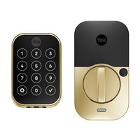 Yale Locks YRD654-WF1-P05 Yale YRD654-WF1-P05 Pro 2 Key-Free Touchscreen with WiFi, Polished Brass