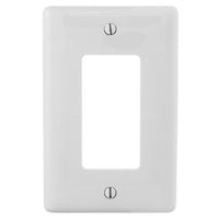 Hubbell NPJJ26W Jumbo White 1-Gang Decorator Wall Plate