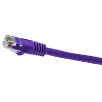 Hubbell NSC6P50 netSELECT 24/8 CAT6 Patch Cord, Slim, Snagless, PVC-CM, 50' Purple