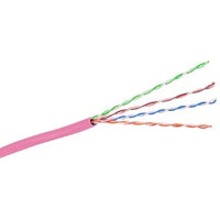 Hubbell HC6RPEPK CAT6 Link Plenum Reelex Cable, Pink