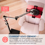 LEVO G2 Commercial Tablet Cart / Stand with 60 Watt USB-C Charging Port