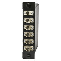 Hubbell OCRJ62 6-Adapter Plug and Play Cassette, Beige
