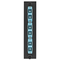 Hubbell FSPNSCDS3AQ Fiber Adapter Panels, Silver Coated Copper