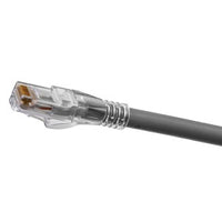 Hubbell HC6AGY60 Ascent CAT6A Slim Patch Cable, 60', Gray