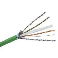 Hubbell HC6AFTPSPGN NEXTSPEED Ascent CAT6a F/UTP Cable, Plenum Reel in Box, Green