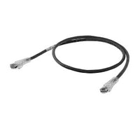 Hubbell HC6BK50 Copper Solutions, Patch Cords, Ascent, Cat6A, Slim, Blue, 50'