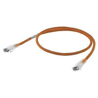 Hubbell HC6OR03 NextSpeed CAT6 24/8 Stranded Copper Slim Patch Cable, 3', Orange
