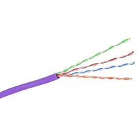 Hubbell HC6RPEP CAT6 Cable, Plenum, Reelex Box, Purple