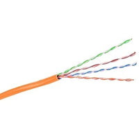 Hubbell HC6RREOR CAT6 Riser Cable, Link, Reelex, Orange