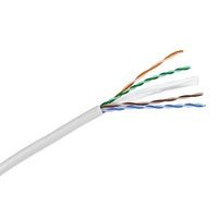 Hubbell HC6SPW CAT6 NEXTSPEED Plenum Cable, Sweep Tested to 550 MHz, 1000' Spool, White