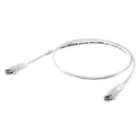 Hubbell HC6W01 NEXTSPEED CAT6 UTP Patch Cord, Slim, White