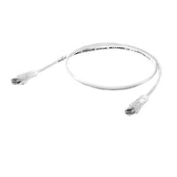 Hubbell HC6W80 CAT6 24-8 NEXTSPEED Patch Cord, Slim, 80', Copper, White