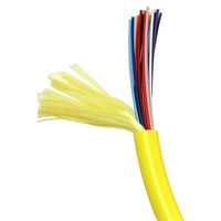 Hubbell HFCD1012PS 12-Fiber Indoor Tight Buffer Distribution Cable, Singlemode, Yellow