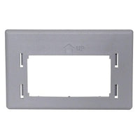 Hubbell HMRBGY, Furniture Plate, H Reducer, Gray