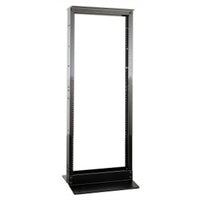 Hubbell HPW48RR23 24U Relay Rack, 48" Height, 23" Width, Black