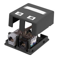 Hubbell HSB2BK Surface Housing