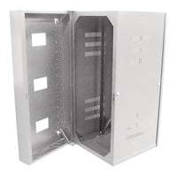 Hubbell HSQ3626LW Cabinet Components, QUADCAB, 3x26, 60/70, GSKT, White