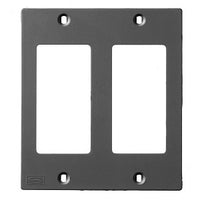 Hubbell KP262BK Styleline Series 2-Gang Faceplate Keypad, Black