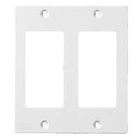 Hubbell KP262W Faceplate Keypad Series 2-Gang Styleline, White