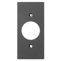 Hubbell KP7BK Ceiling Mount Wall Mount Plate, Black