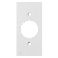 Hubbell KP7W Ceiling Mount Wall Mount Plate, Faceplate Keypad SER1-G1.40", White