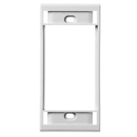 Hubbell KPIMBZW Polytrak Module Bezel, White