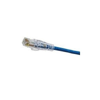 Hubbell HCL6AB07X24 NEXTSPEED Ascent CAT6A 28-8 Low Diameter Patch Cable, 7', 24-Pack, Blue