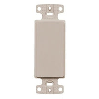 Hubbell NS620LA Decora Blank Wallplate Frame, Decorator Frame Plate, LA
