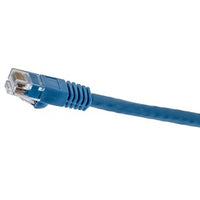 Hubbell NSC6B05 netSELECT 24/8 CAT6 Patch Cord, Slim, Snagless, PVC-CM, 5' Blue