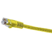 Hubbell NSC6Y01 netSELECT 24/8 CAT6 Patch Cord, Slim, Snagless, PVC-CM, 1' Yellow