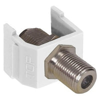 Hubbell NSF70W NetSelect Snap-Fit with F Connector, White