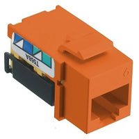 Hubbell NSJ6OR CAT6 netSELECT Modular Jack, Orange