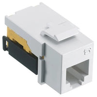 Hubbell NSJUW netSELECT RJ25 USOC Modular Jack, Voice Grade, White